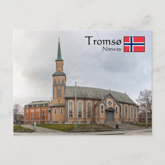 Tromso Noorwegen Briefkaart (Voorkant)
