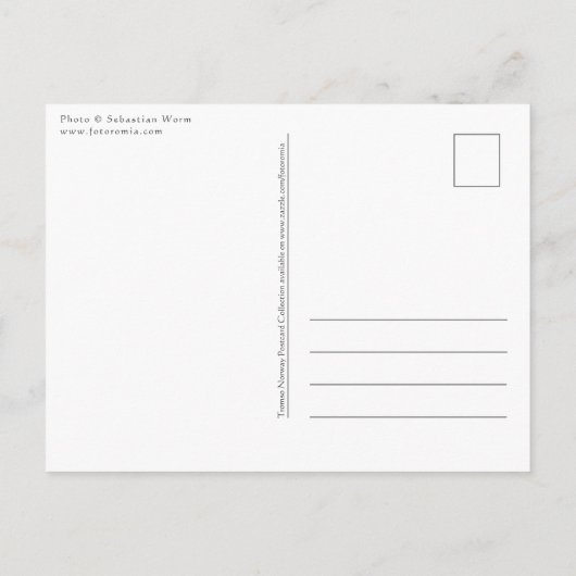 Tromso Noorwegen Briefkaart (Achterkant)