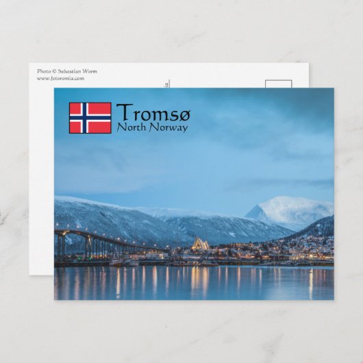 Tromso Noorwegen Briefkaart (Voorkant / Achterkant)