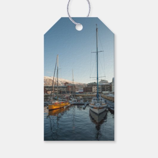 Tromso Noorwegen Cadeaulabel (Voorkant)
