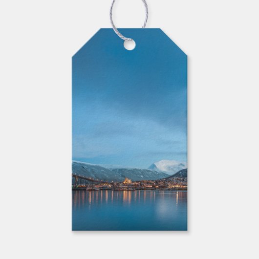 Tromso Noorwegen Cadeaulabel (Voorkant)
