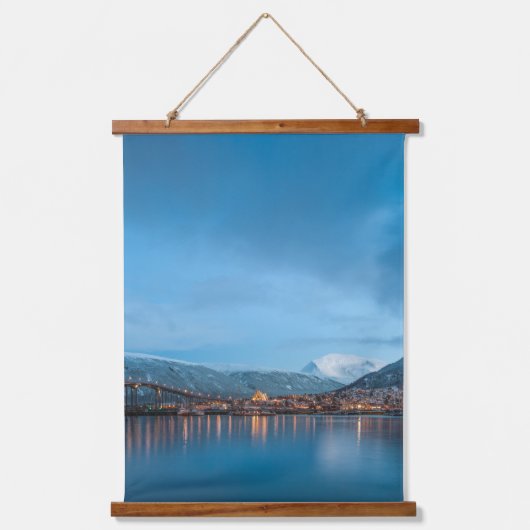 Tromso Noorwegen Hangend Wandkleed (Voorkant)