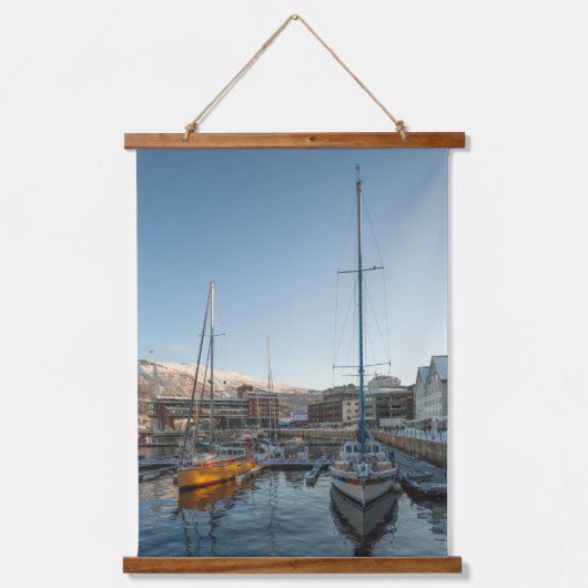 Tromso Noorwegen Hangend Wandkleed (Voorkant)
