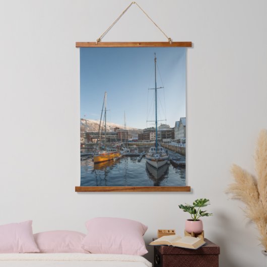 Tromso Noorwegen Hangend Wandkleed (Slaapkamer)