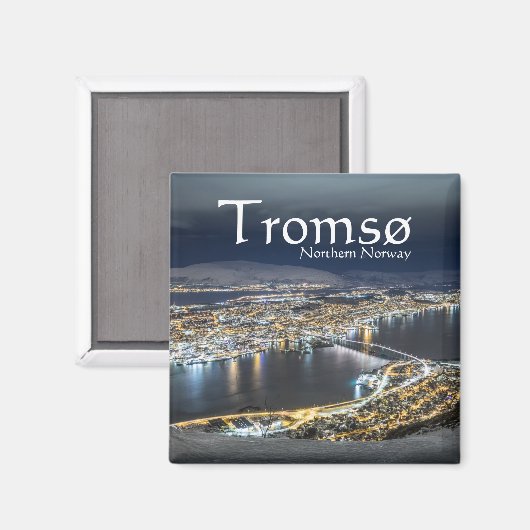 Tromso Noorwegen Magneet (Voorkant / Achterkant)