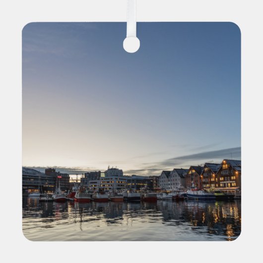 Tromso Noorwegen Metalen Ornament (Voorkant)