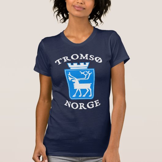 Tromsø, Noorwegen (Norge) T-shirt (Voorkant)