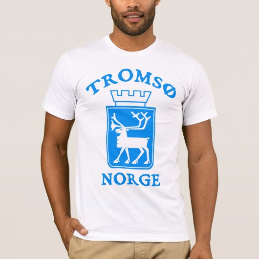 Tromsø, Noorwegen (Norge) T-shirt (Voorkant)
