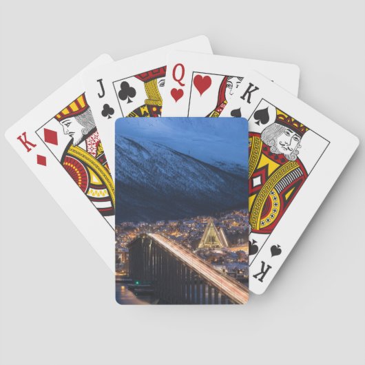Tromso Noorwegen Pokerkaarten (Achterkant)
