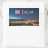 Tromso Noorwegen Rechthoekige Sticker (Tas)