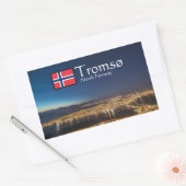 Tromso Noorwegen Rechthoekige Sticker (Envelop)