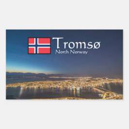 Tromso Noorwegen Rechthoekige Sticker