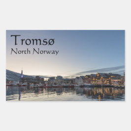 Tromso Noorwegen Rechthoekige Sticker