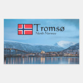 Tromsø Noorwegen Rechthoekige Sticker (Voorkant)