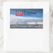 Tromso Noorwegen Rechthoekige Sticker (Tas)