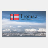 Tromso Noorwegen Rechthoekige Sticker (Voorkant)