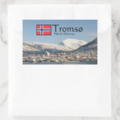 Tromso Noorwegen Rechthoekige Sticker (Tas)