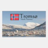 Tromso Noorwegen Rechthoekige Sticker (Voorkant)