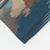 Tromso Noorwegen Reizen Kunst Vintage Fleece Deken (Hoek)