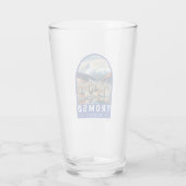 Tromso Noorwegen Reizen Kunst Vintage Glas (Achterkant)