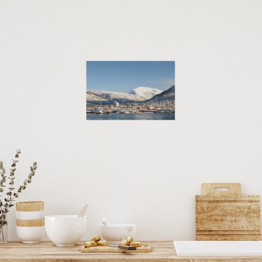 Tromso Noorwegen Revel Photo Poster (Keuken)