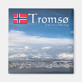 Tromso Noorwegen Souvenir Magneet (Voorkant)
