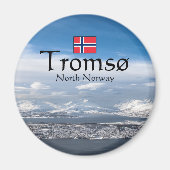 Tromso Noorwegen Souvenir Magneet (Voorkant)