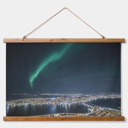 Tromso Northern Light Hangend Wandkleed (Voorkant)