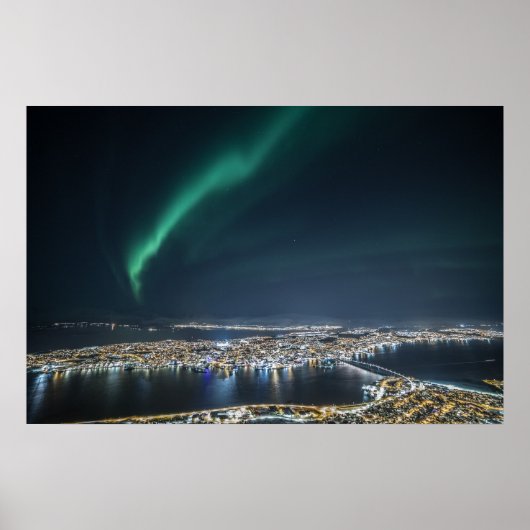 Tromso Northern Light Poster (Voorkant)