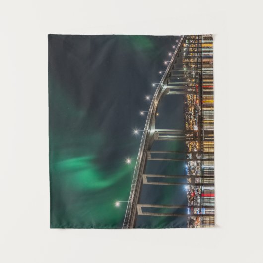 Tromso Northern Lights Wandkleed (Voorkant)