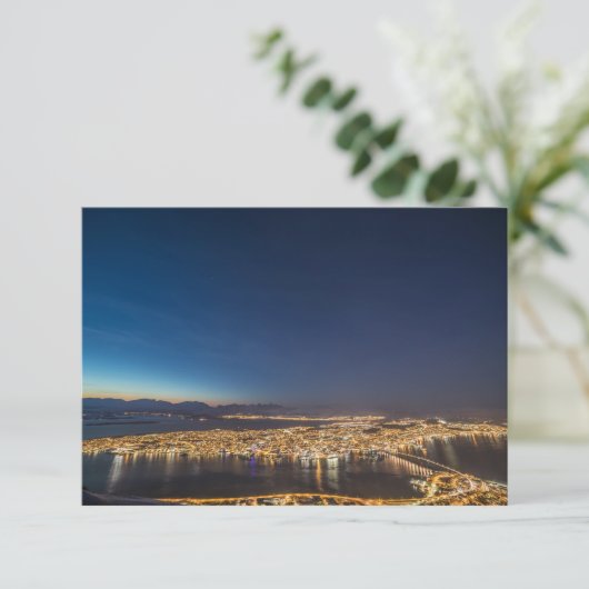 Tromso Norway Kaart (Staand voorkant)