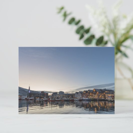 Tromso Norway Kaart (Staand voorkant)