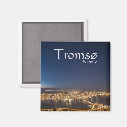 Tromso Norway Souvenir Magneet (Voorkant / Achterkant)