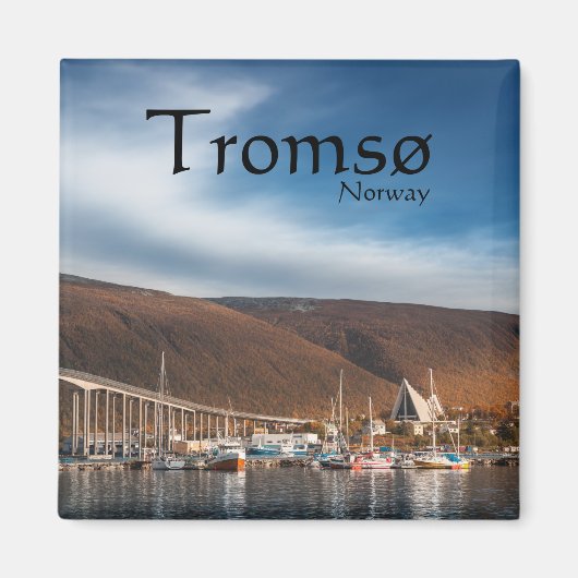 Tromso Norway Souvenir Magneet (Voorkant)