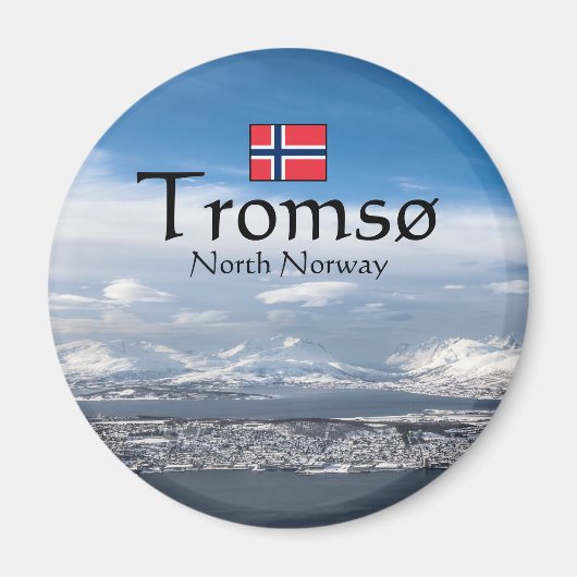 Tromso Norway Souvenir Magneet (Voorkant)