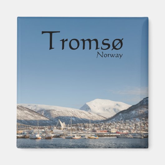 Tromso Norway Souvenir Magneet (Voorkant)