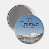 Tromso Norway Souvenir Magneet (Voorkant / Achterkant)