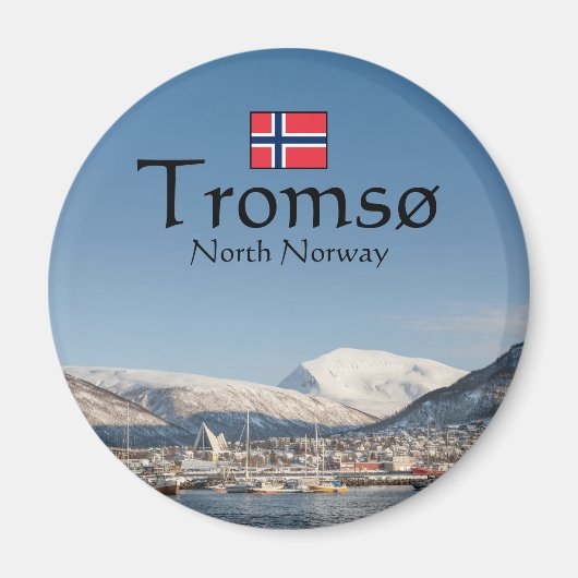 Tromso Norway Souvenir Magneet (Voorkant)