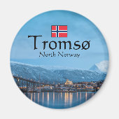 Tromso Norway Souvenir Magneet (Voorkant)
