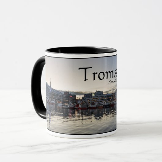 Tromso Norway Souvenir Mok (Voorkant links)
