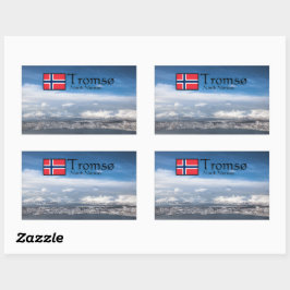 Tromso Norway Souvenir Rechthoekige Sticker
