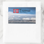 Tromso Norway Souvenir Rechthoekige Sticker (Tas)