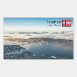 Tromso Norway Souvenir Rechthoekige Sticker