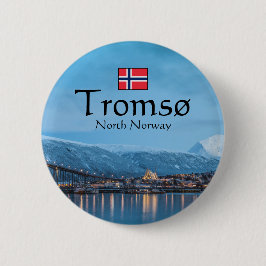 Tromso Norway Souvenir Ronde Button 5,7 Cm
