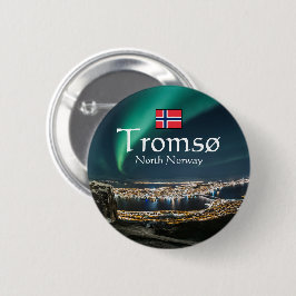 Tromso Norway Souvenir Ronde Button 5,7 Cm