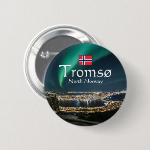 Tromso Norway Souvenir Ronde Button 5,7 Cm