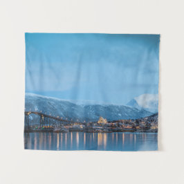 Tromso Norway Tapestry Wandkleed