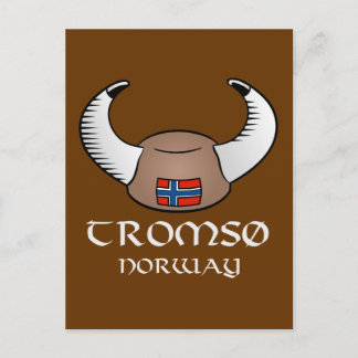 Tromso Norway Viking Pet Briefkaart