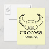 Tromso Norway Viking Pet Briefkaart (Voorkant / Achterkant)