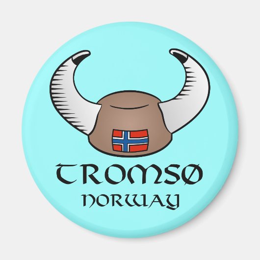 Tromso Norway Viking Pet Magneet (Voorkant)